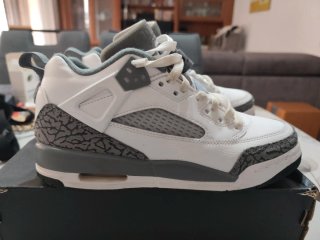 Jordan Spizike Low (GS) Gris/Blanco