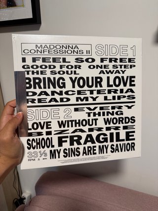 Vinilo Madonna Confessions II (Amarillo)