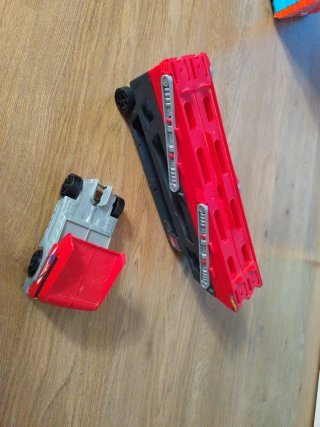 Camión Transporte Coches Hot Wheels Rojo