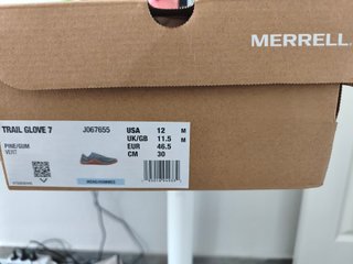 Zapatillas MERRELL TRAIL GLOVE Hombre SIN ESTRENAR