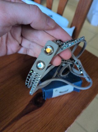 Pulsera Swarovski ante gris