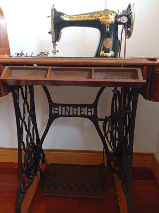 Máquina de coser Singer Antigua nº 15 de 1.922