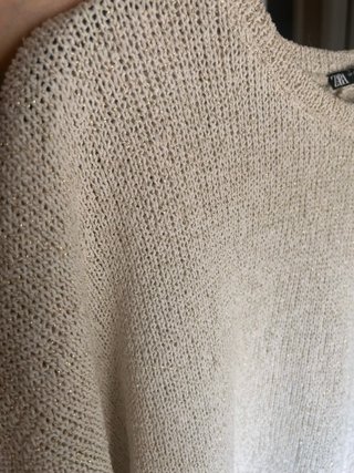 Lote 2 Camisetas Zara Beige y Blanca