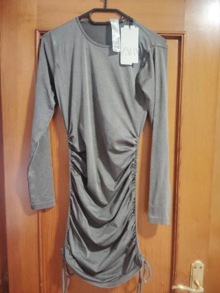 Traje Zara Gris Talla M-L