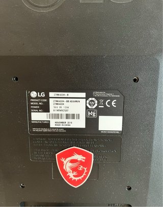 Monitor LG 27” Full HD IPS