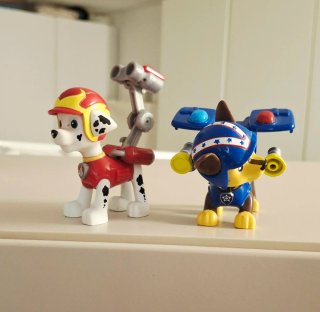 Paw Patrol Marshall e Chase giocattoli
