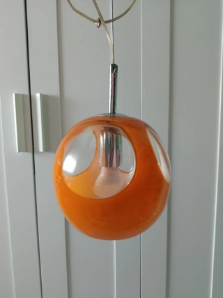 Lámpara colgante naranja