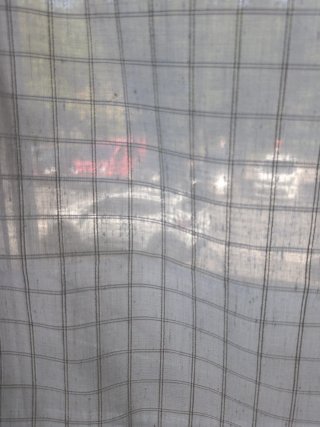 Cortinas blancas de tela