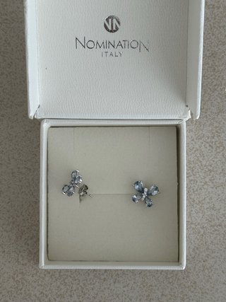 Pendientes Nomination Plata Ley Mariposa Azul