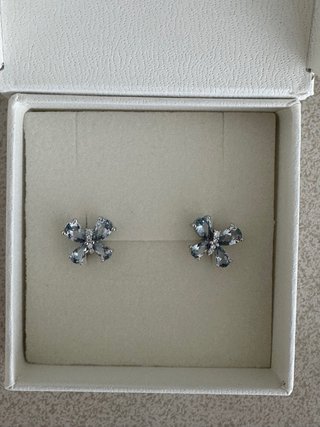 Pendientes Nomination Plata Ley Mariposa Azul