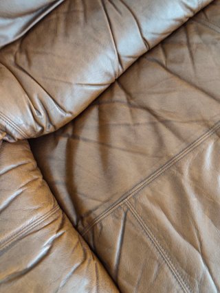 Conjunto de sofás de piel