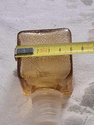 Empoli tapón original Vidrio Ámbar Estado Impecabl