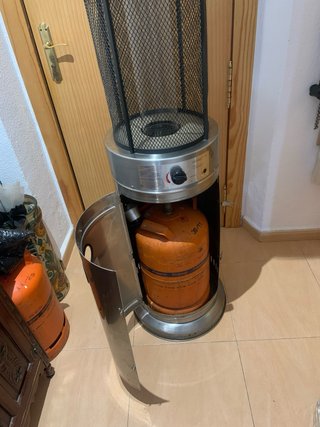 Estufa de butano para terrazas