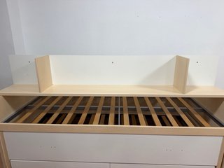 Cama nido 80x190 con cajones y estante