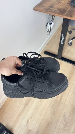 Puma Mayze Stack Total Black Piel