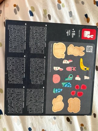 Puzzle madera animales Janod 18m+