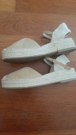 Alpargatas Zara Niña Beige