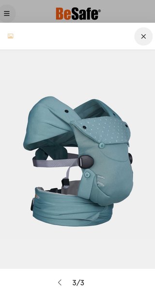 Mochila Portabebés BeSafe 0-12 Meses