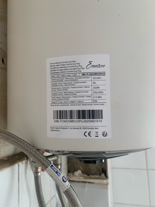 Termo Eléctrico Emelson Comfort Eco Plus 3