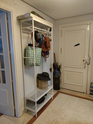 Perchero Zapatero Ikea Mackapär Blanco