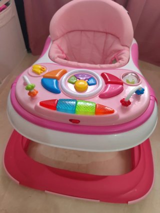 Andador Plegable para Bebé - Tacatá Rosa