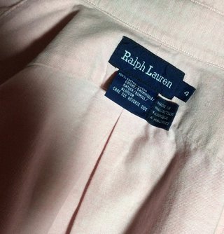 Camisa Ralph Lauren Rosa Algodón