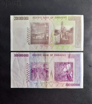 🇿🇼 Billetes Zimbabue