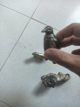 Pack de Figuras de leon y leonas y pingüino platea
