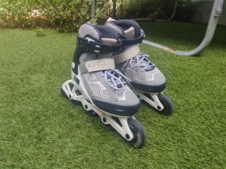 Patines en línea Oxelo Talla 32-35 + protecciones