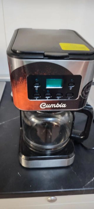 Cafetera Cumbia con jarra de cristal