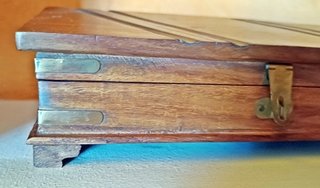 Caja de madera decorada