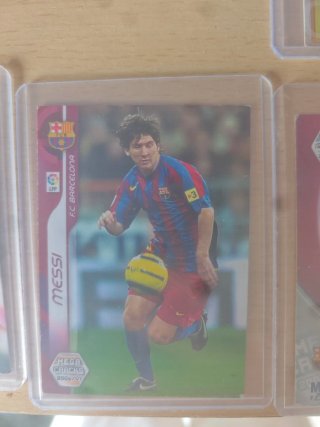 Cromos Messi y Ronaldinho