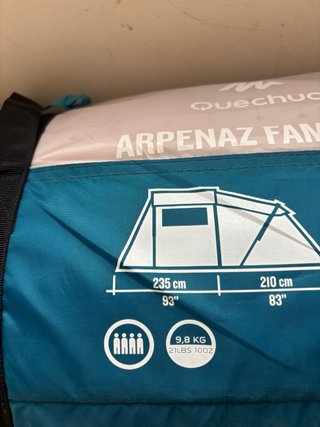 Tienda de campaña Arpenaz Family 4.1