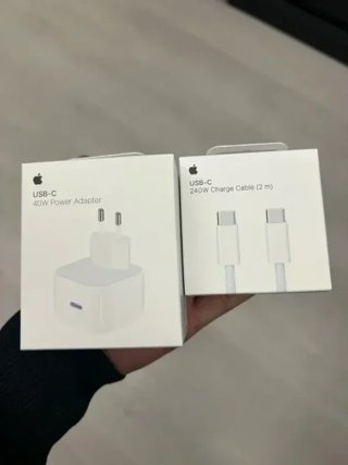 Pacchetto Caricatore Apple 40W + Cavo USB-C 240W 2m
