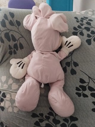 Minnie gigante rosa peluche