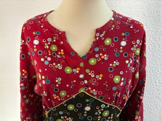 Vestido/Camisón estampado multicolor