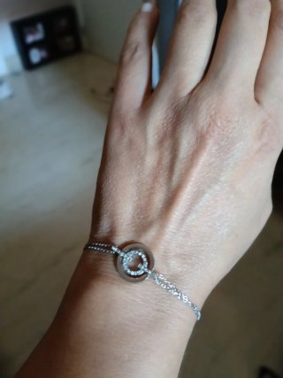 Pulsera Lotus Style Acero Circonitas