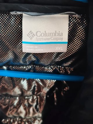 Cazadora Columbia Negra Térmica