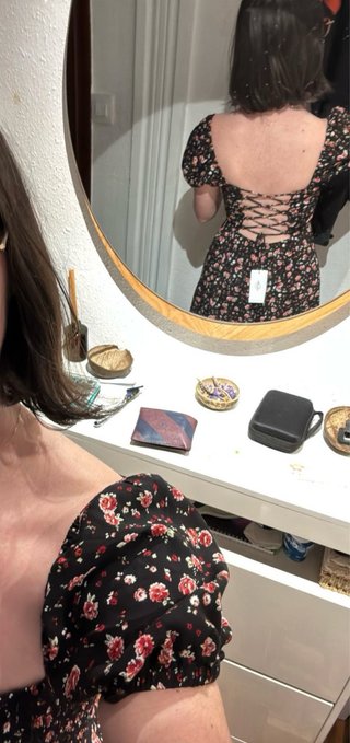 Vestido Verano Flores Stradivarius