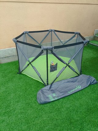 Parco giochi pieghevole e sdraio per bambini
