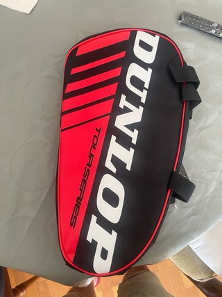 Paletero Dunlop Tour Series Negro/Rojo