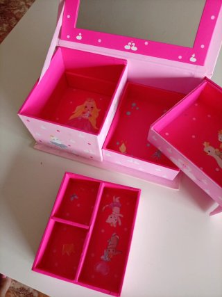 Joyero infantil con bailarina y paraguas