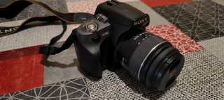 Sony Alpha 380 + Videocámara