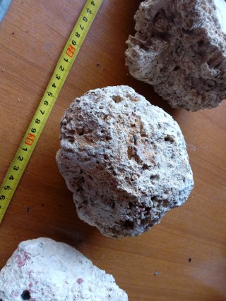 Piedra viva natural. Para pecera de agua salada