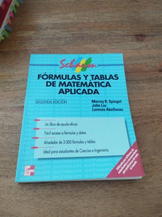Fórmulas y tablas de matemática aplicada