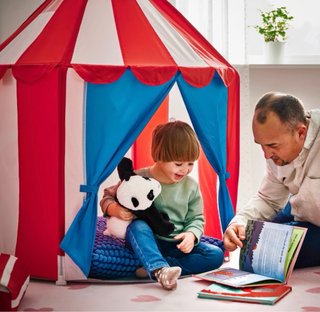 Mini carpa de circo para niños