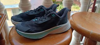 Zapatillas Zara Talla 37 Negro y Turquesa