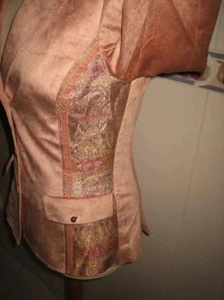 Blazer Roberto Cavalli T.38 Marrón/Dorado