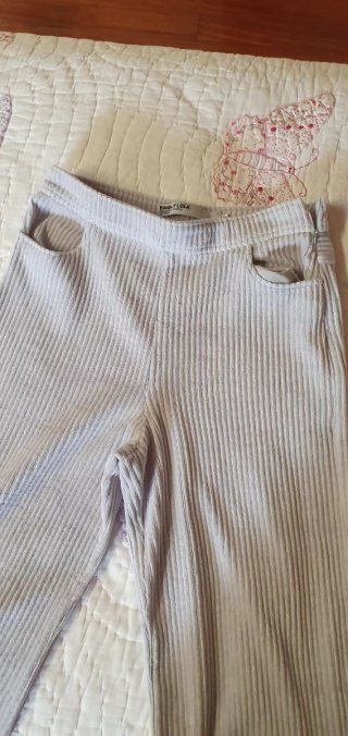 Pantalón largo Bimba & Lola beige talla M