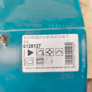 RETROVISOR DERECHO VW GOLF NUEVO 6128127